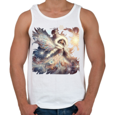 PRINTFASHION Téltündér - Férfi atléta - Fehér