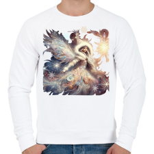 PRINTFASHION Téltündér - Férfi pulóver - Fehér férfi pulóver, kardigán