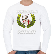 PRINTFASHION Templomos Patrióta  - Férfi pulóver - Fehér férfi pulóver, kardigán