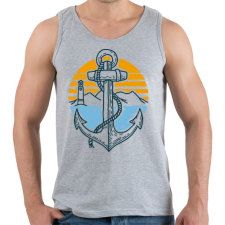 PRINTFASHION Tengerész lét - Férfi atléta - Sport szürke atléta, trikó