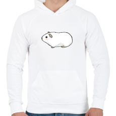 PRINTFASHION Tengerimalac - fehér - Férfi kapucnis pulóver - Fehér