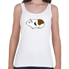 PRINTFASHION Tengerimalac - foltos - Női atléta - Fehér női trikó