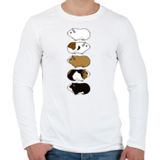 PRINTFASHION Tengerimalacok - Férfi hosszú ujjú póló - Fehér férfi póló