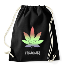 PRINTFASHION TÉPJÜNK! - Sportzsák, Tornazsák - Fekete tornazsák