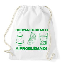 PRINTFASHION TEQUILA - Sportzsák, Tornazsák - Fehér tornazsák