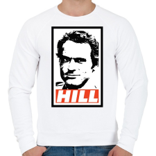 PRINTFASHION Terence Hill - Férfi pulóver - Fehér férfi pulóver, kardigán