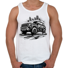 PRINTFASHION Terepjáró - Férfi atléta - Fehér atléta, trikó