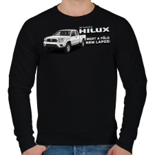 PRINTFASHION Terepjáró king - Férfi pulóver - Fekete férfi pulóver, kardigán