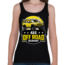 PRINTFASHION Terepjáró - Női atléta - Fekete női trikó