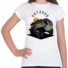 PRINTFASHION Terepjáró - Női póló - Fehér