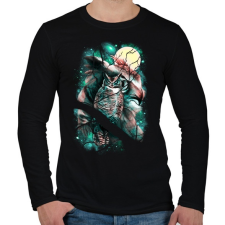 PRINTFASHION Térfigyelő - Férfi hosszú ujjú póló - Fekete férfi póló