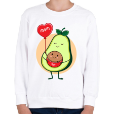 PRINTFASHION Terhes avokádó - Gyerek pulóver - Fehér gyerek pulóver, kardigán