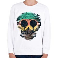 PRINTFASHION Természet - Gyerek pulóver - Fehér gyerek pulóver, kardigán