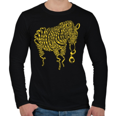 PRINTFASHION Természetkárosítás - Férfi hosszú ujjú póló - Fekete