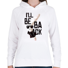 PRINTFASHION Terminátor bumeráng - Női kapucnis pulóver - Fehér női pulóver, kardigán