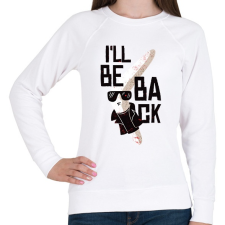 PRINTFASHION Terminátor bumeráng - Női pulóver - Fehér női pulóver, kardigán