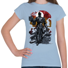 PRINTFASHION Terminátor - Női póló - Világoskék női póló