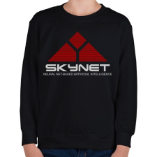 PRINTFASHION Terminátor: Skynet - Gyerek pulóver - Fekete gyerek pulóver, kardigán