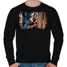 PRINTFASHION Terrifier bohóc - Férfi pulóver - Fekete férfi pulóver, kardigán
