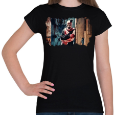 PRINTFASHION Terrifier bohóc - Női póló - Fekete női póló
