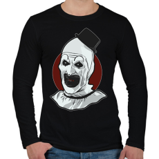 PRINTFASHION Terrifier - Férfi hosszú ujjú póló - Fekete