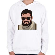 PRINTFASHION Terror - Gyerek kapucnis pulóver - Fehér