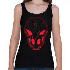 PRINTFASHION Terror mask - Női atléta - Fekete női trikó