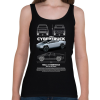 PRINTFASHION TESLA CYBERTRUCK - Női atléta - Fekete