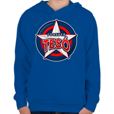 PRINTFASHION TESÓ2 - Gyerek kapucnis pulóver - Királykék gyerek pulóver, kardigán