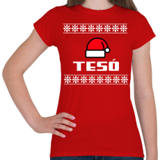PRINTFASHION TESÓ - Női póló - Piros