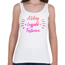 PRINTFASHION Testvér - Női atléta - Fehér