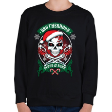 PRINTFASHION Testvériség - Gyerek pulóver - Fekete