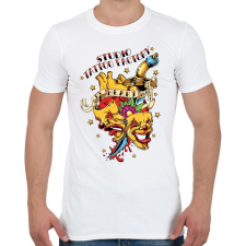 PRINTFASHION Tetováló gyár - Férfi póló - Fehér férfi póló
