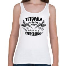 PRINTFASHION Tetováló művész vagyok - Női atléta - Fehér