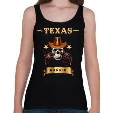 PRINTFASHION TEXAS RANGER SKULL - Női atléta - Fekete női trikó