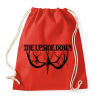 PRINTFASHION Th upside down fekete démon - Sportzsák, Tornazsák - Piros