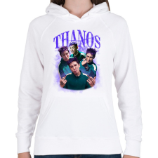 PRINTFASHION Thanos - Squid Game 2 - Női kapucnis pulóver - Fehér női pulóver, kardigán