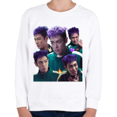 PRINTFASHION Thanos Squid Game - Gyerek pulóver - Fehér