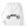 PRINTFASHION The Beast - Sportzsák, Tornazsák - Fehér