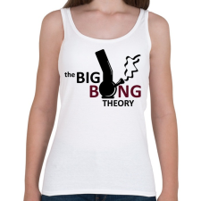 PRINTFASHION The big bong theory - Női atléta - Fehér női trikó