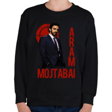 PRINTFASHION the blacklist-aram - Gyerek pulóver - Fekete gyerek pulóver, kardigán