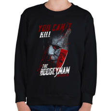 PRINTFASHION The boogeyman - Gyerek pulóver - Fekete