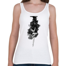 PRINTFASHION The born of the Universe - Női atléta - Fehér