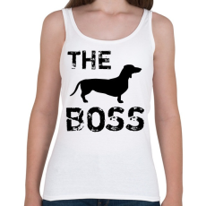 PRINTFASHION The boss - Női atléta - Fehér