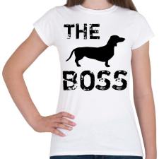 PRINTFASHION The boss - Női póló - Fehér női póló