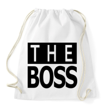 PRINTFASHION The Boss - Sportzsák, Tornazsák - Fehér tornazsák