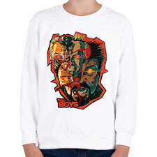 PRINTFASHION The boys art - Gyerek pulóver - Fehér gyerek pulóver, kardigán