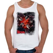 PRINTFASHION The Boys - Férfi atléta - Fehér atléta, trikó