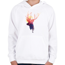 PRINTFASHION The burning sun - Gyerek kapucnis pulóver - Fehér gyerek pulóver, kardigán