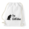 PRINTFASHION the catfather - Sportzsák, Tornazsák - Fehér